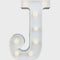 LED LETTER LIGHT J
